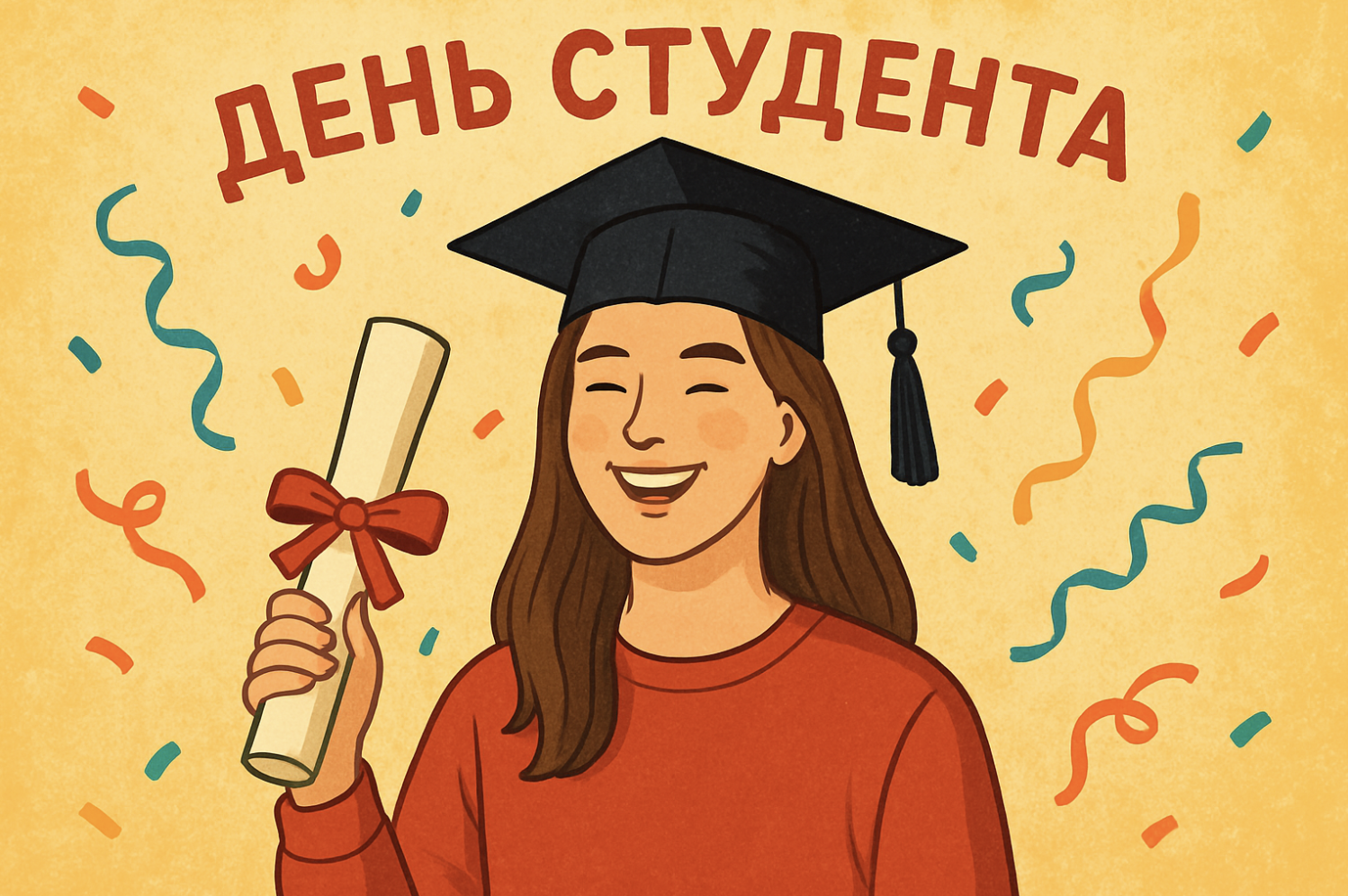 Фото День студента в 2026 году: подборка красивых открыток 7